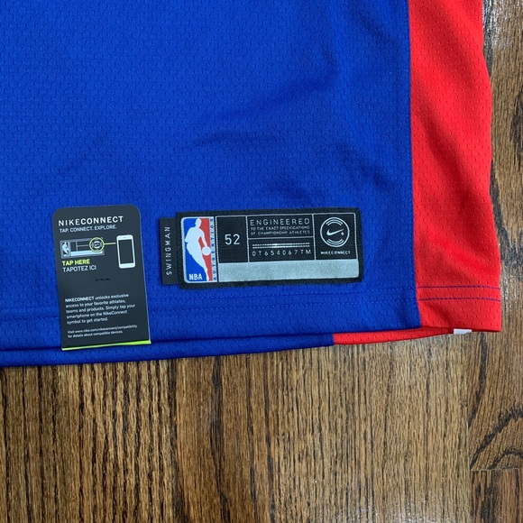 Andre Drummond Nike Swingman Detroit Piston Jersey - Picture 3 of 7